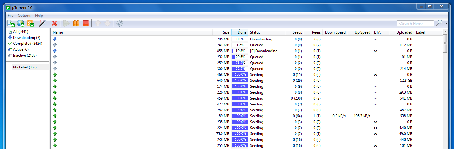 Internet gets 5 Mbit/s faster, uTorrent queues most downloads? (Page 1 ...